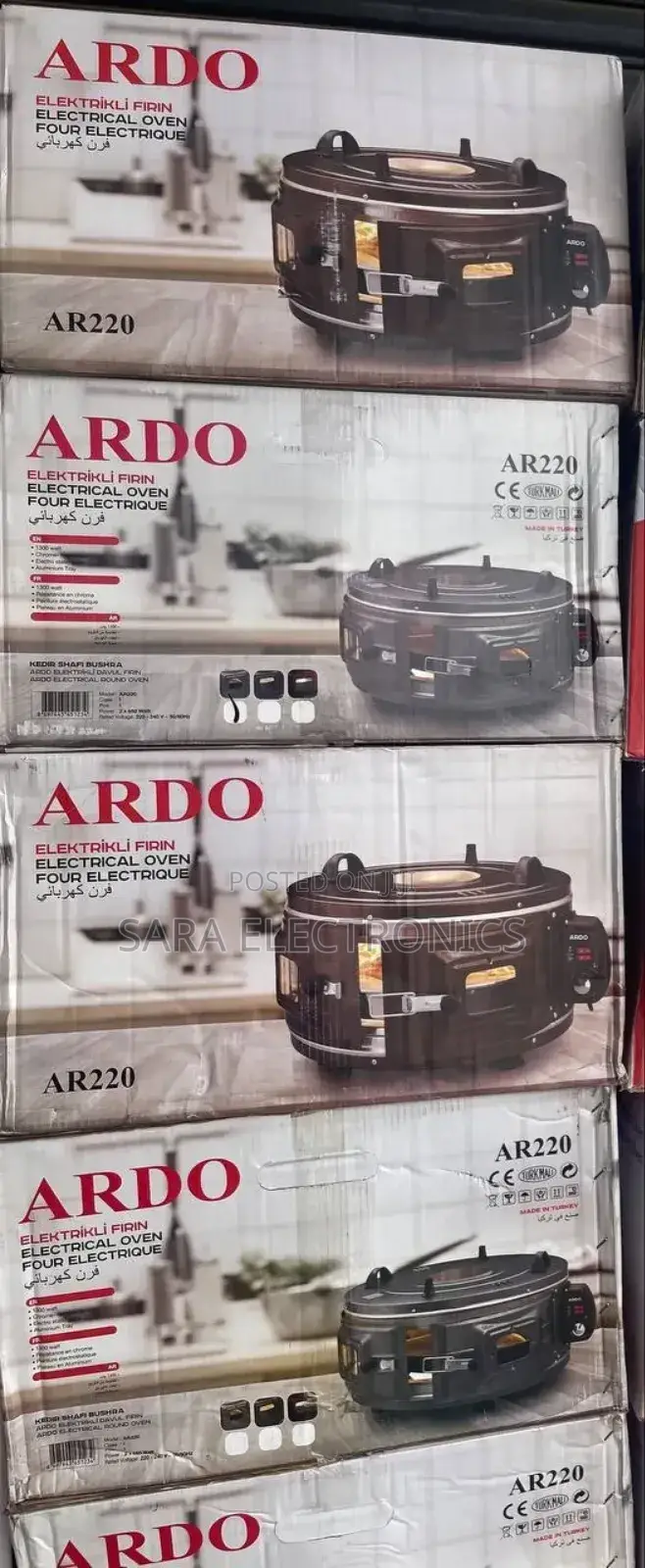 ☆Ardo Bread Oven 3 Patra 5 Years Warranty