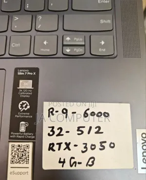 New Laptop Lenovo IdeaPad 5 Slim 13th Gen I7 32GB AMD Ryzen 9 SSD 512GB