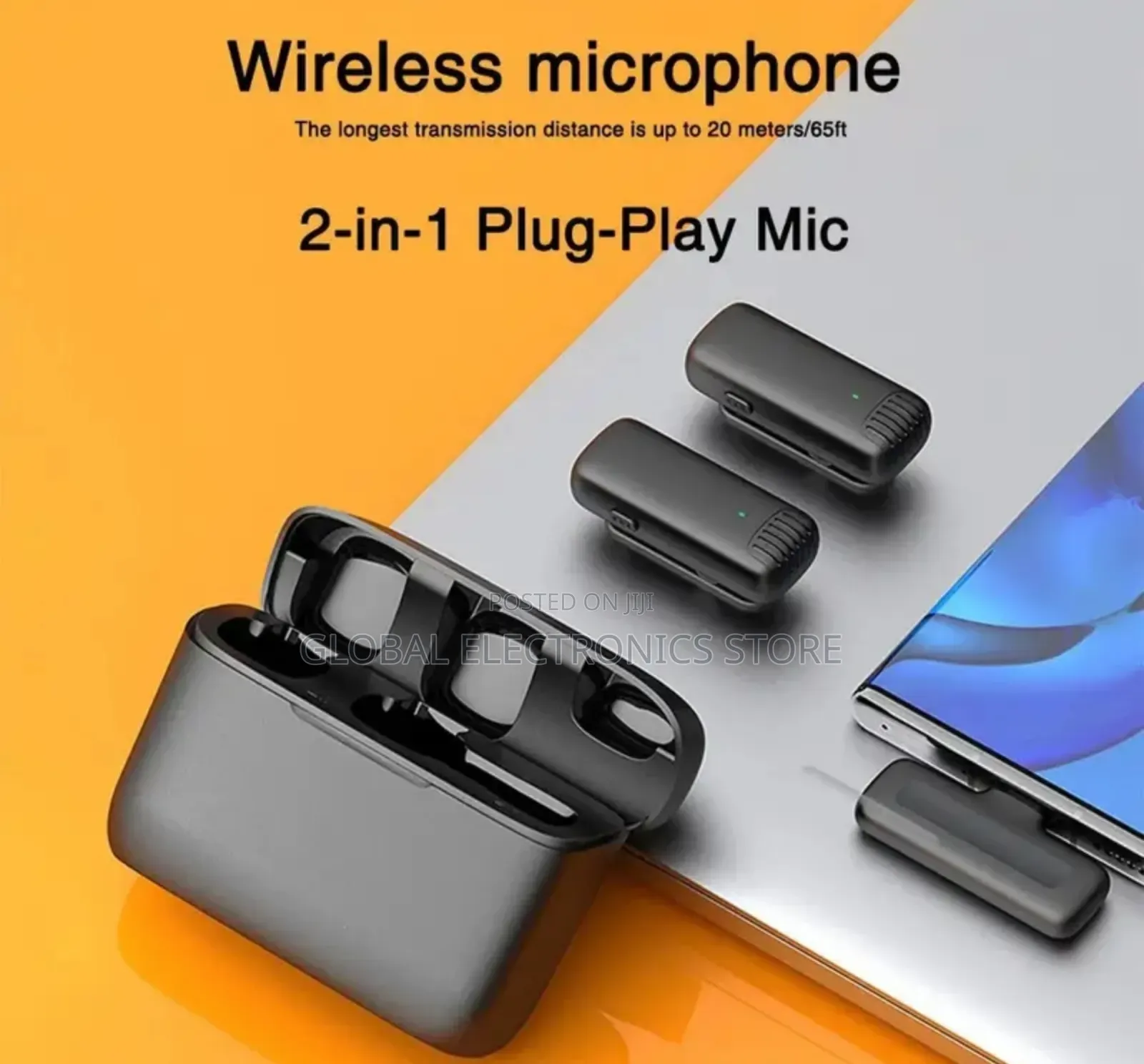 2-3 Days Lasting Endurance Lightweight Dual Microphone