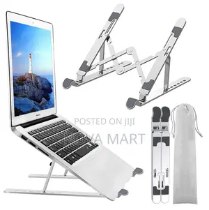 Photo - Silver Stand, Aluminum Ergonomic Foldable