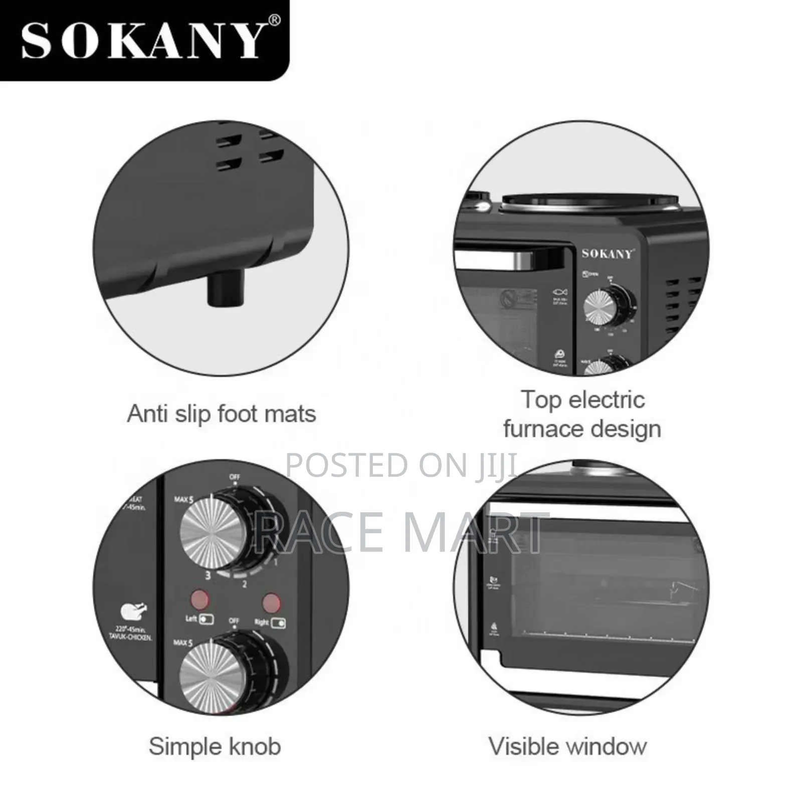 Original Sokany Microwave Oven