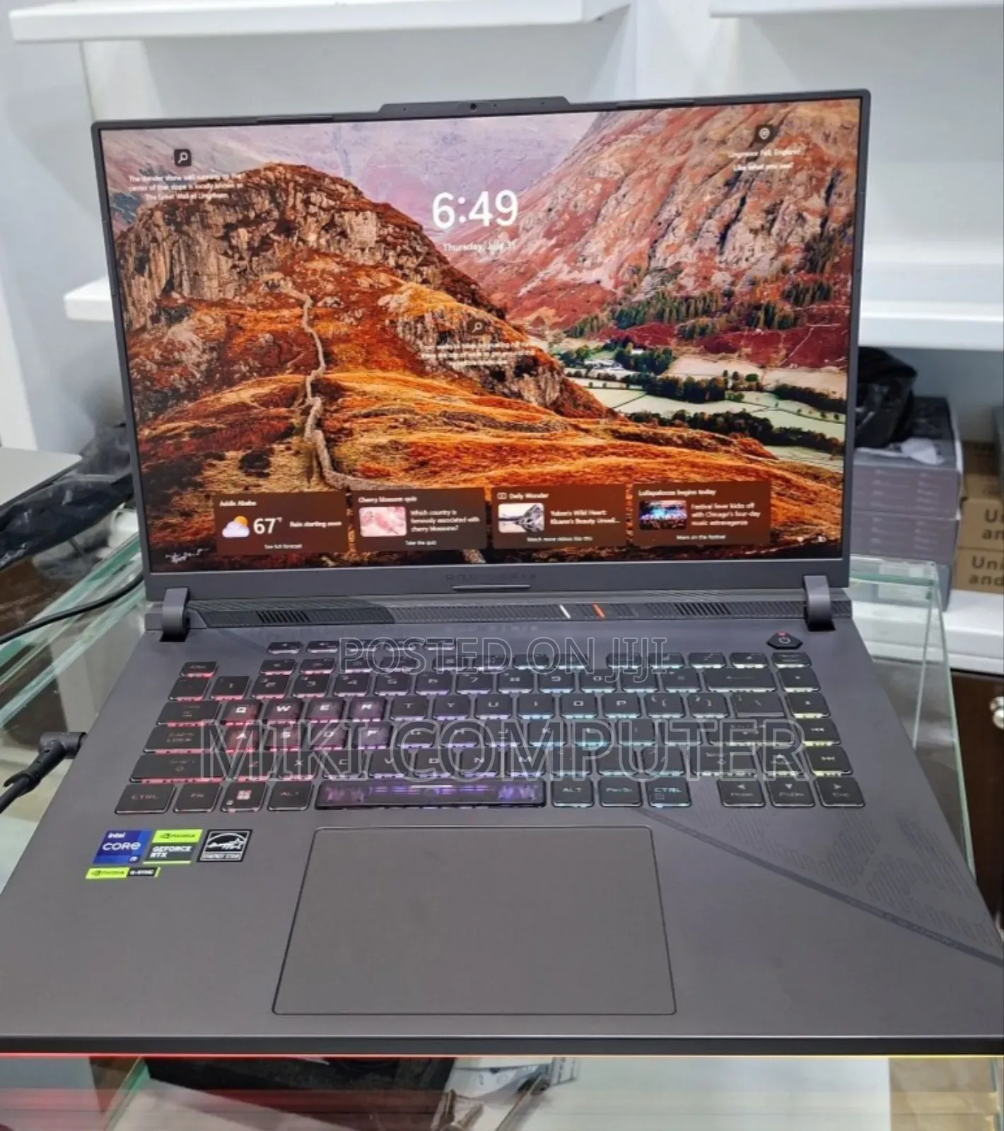 New Laptop Asus ROG Strix G15 32GB Intel Core I9 SSD 1T