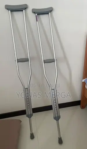 Photo - Rubber, Comfortable, Safety Suitable for Most of Crutches