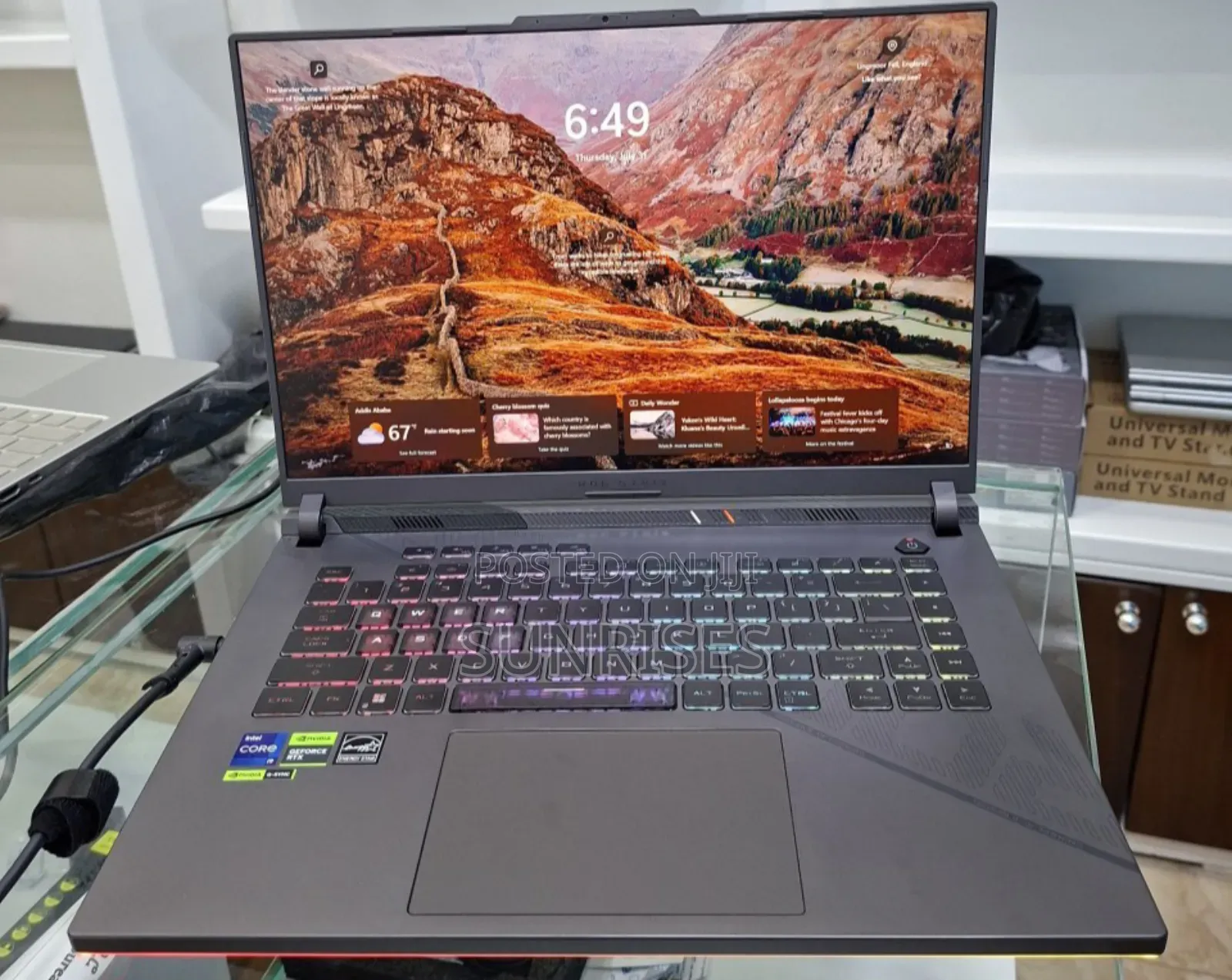 New Laptop Asus ROG Strix G16 G614 32GB Intel Core I9 SSD 1T