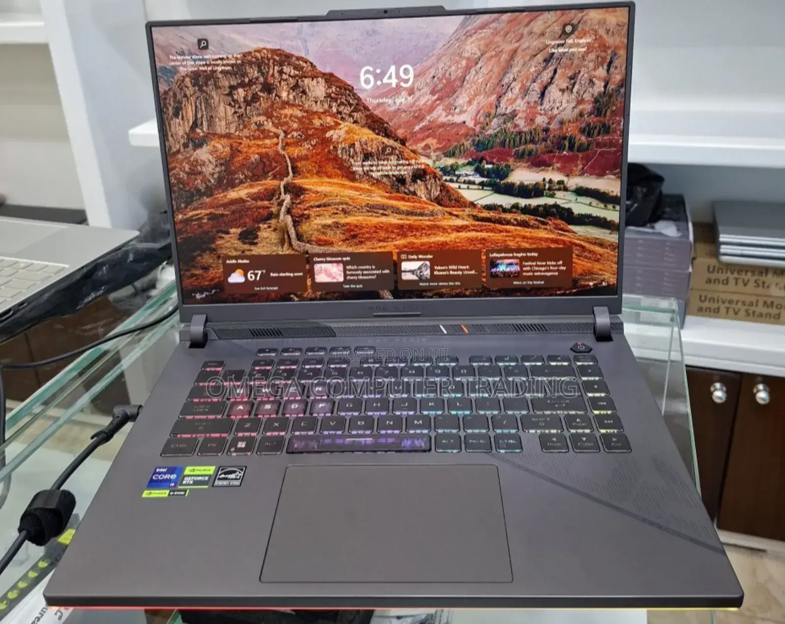 New Laptop Asus ROG Strix G16 G614 32GB Intel Core i9 SSD 1T
