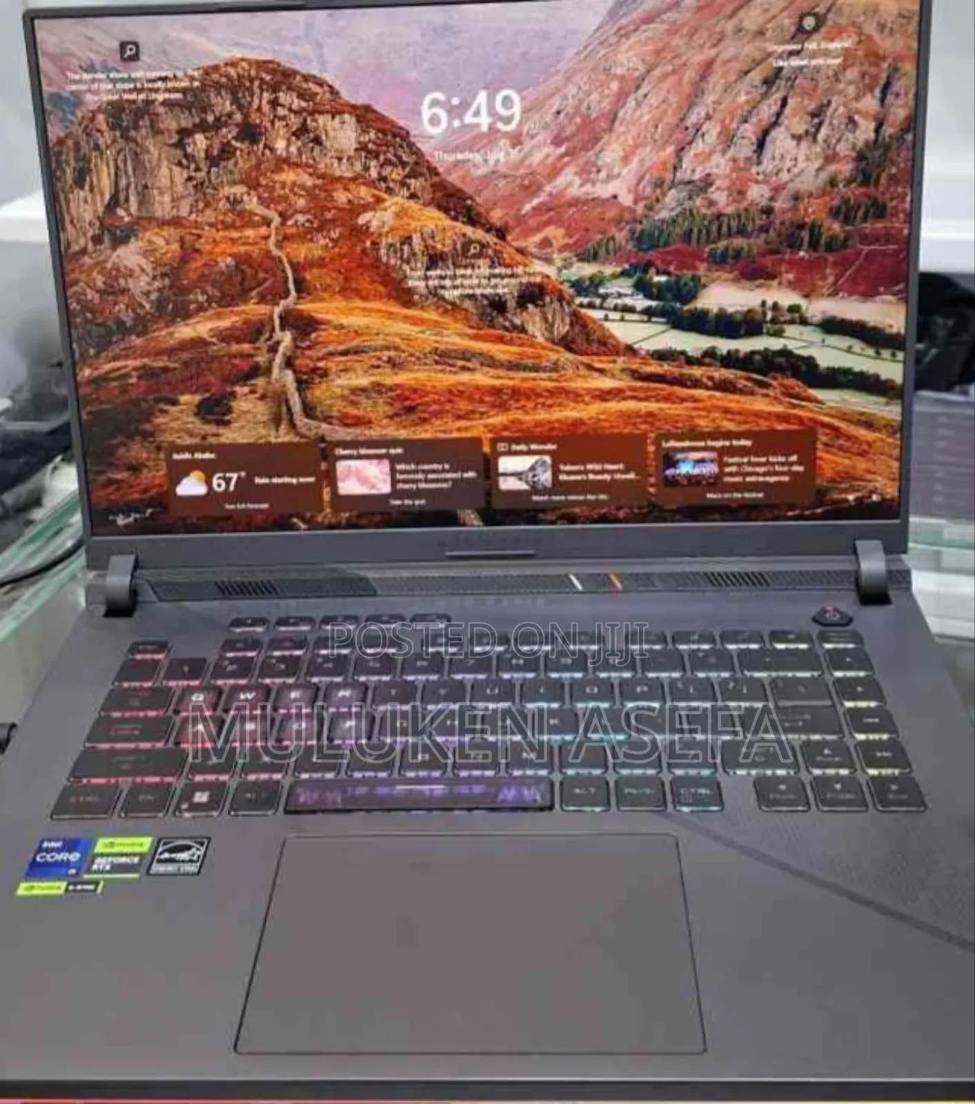 New Laptop Asus ROG Strix G15 32GB Intel Core I9 SSD 1T