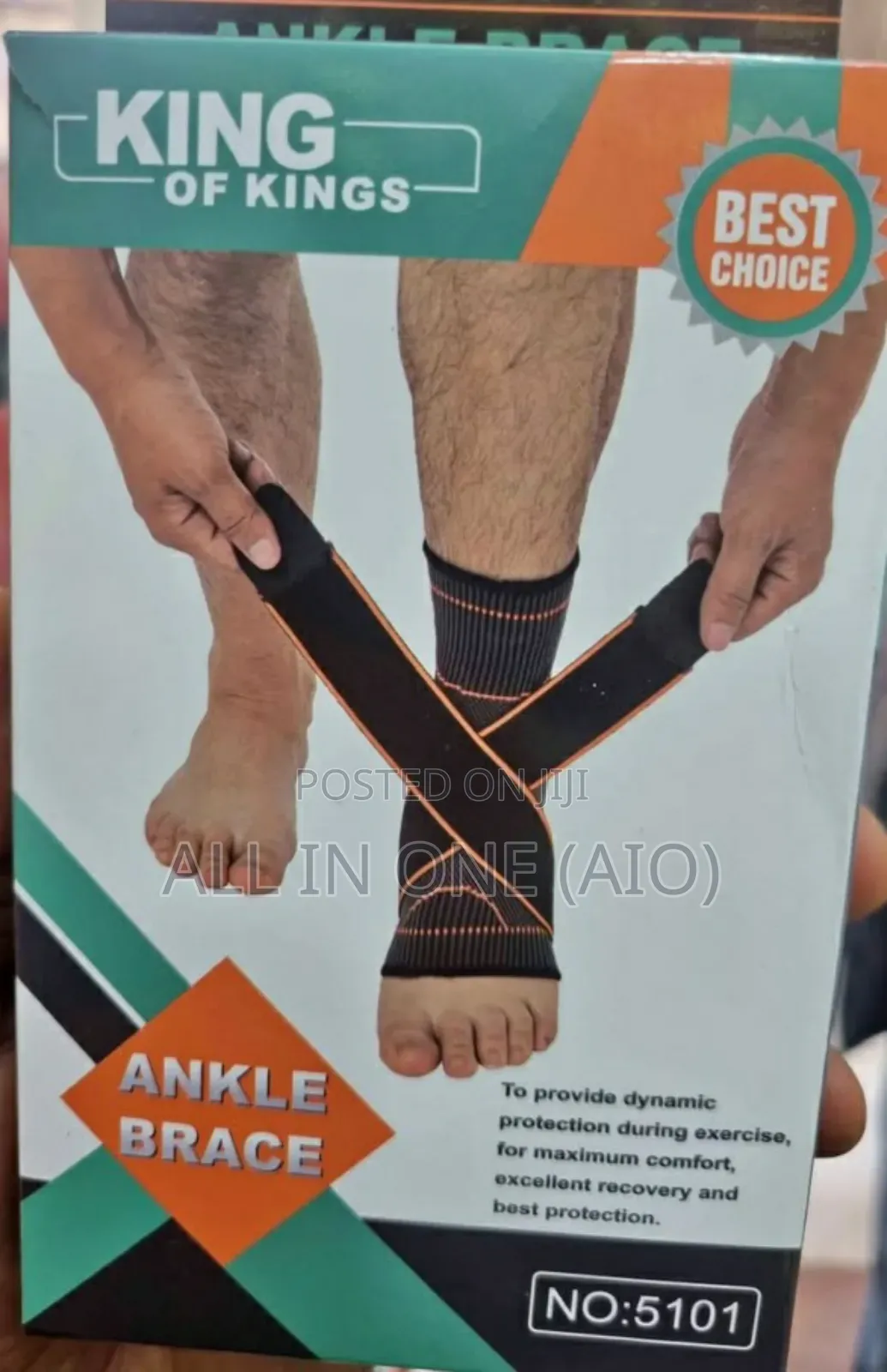 Ankle Brace With Adjustable Straps