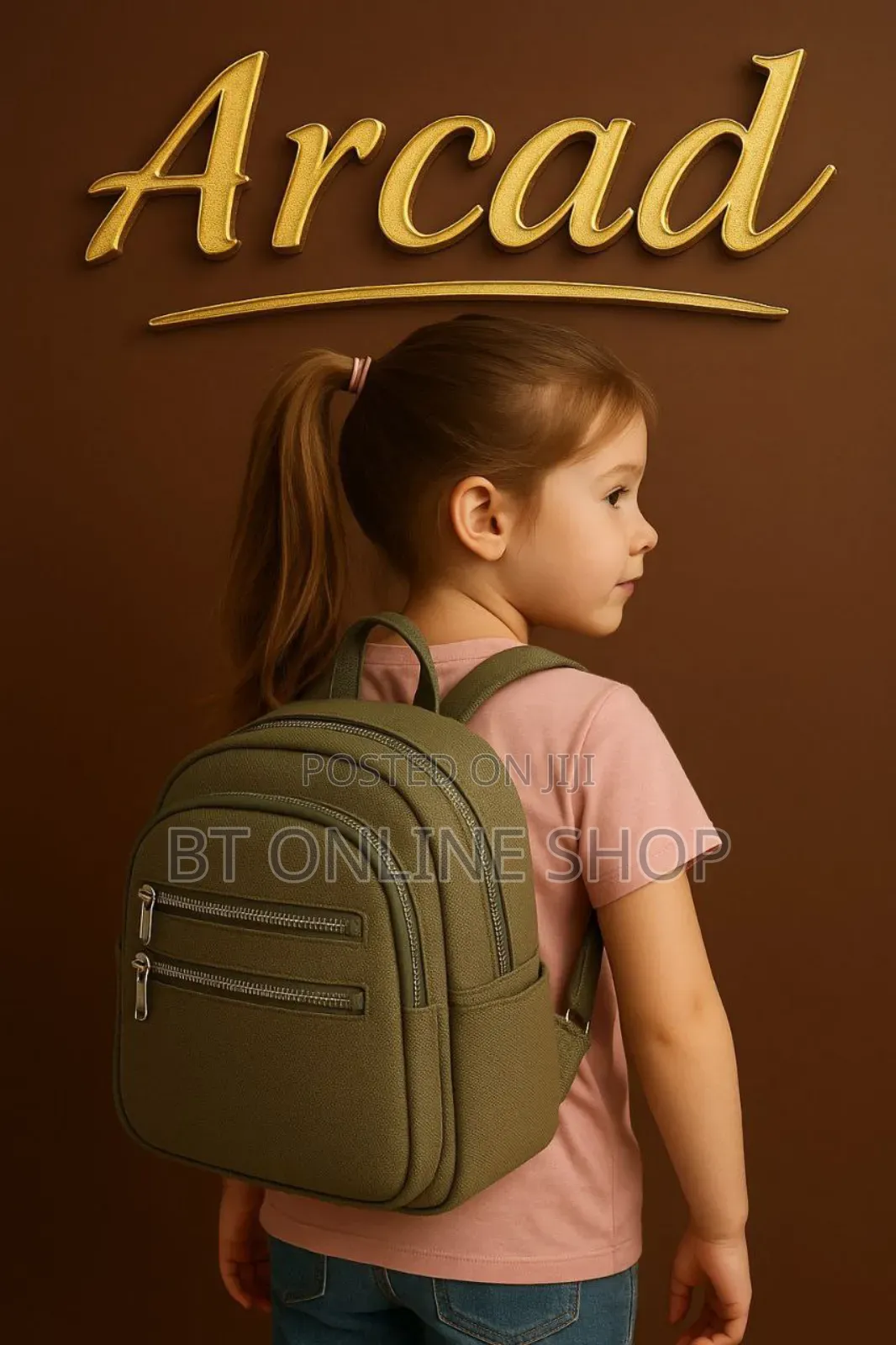 Arcad School Backpack Pencil Case Set