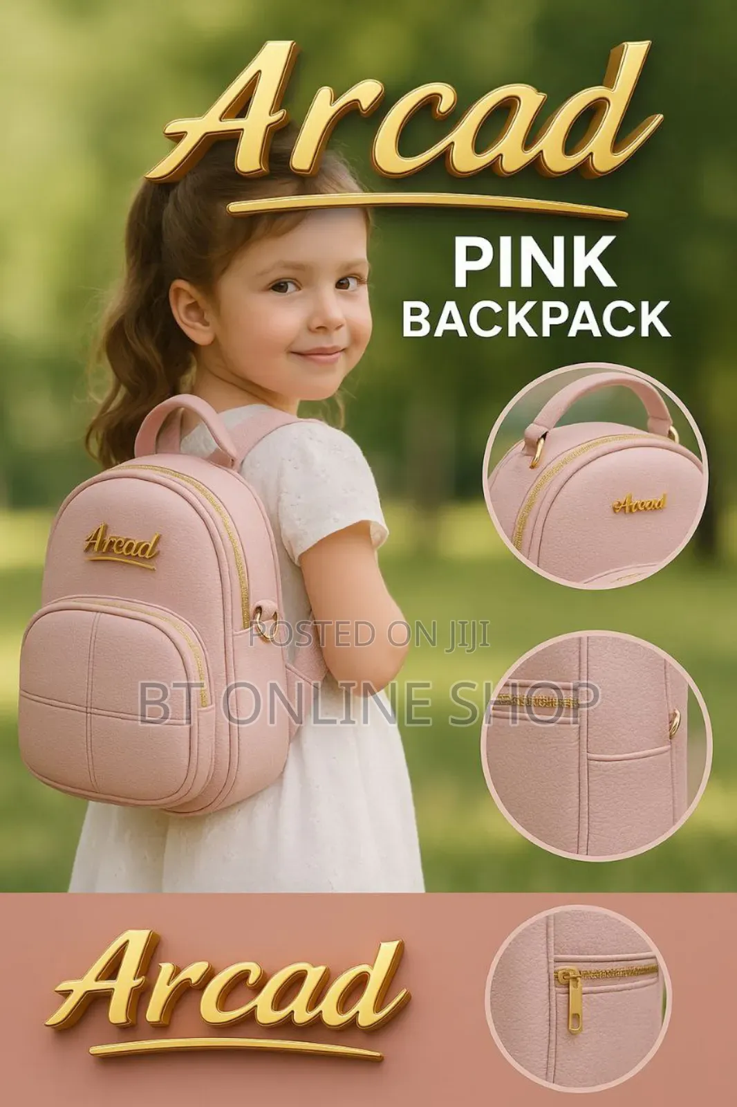 Arcad School Backpack Pencil Case Set