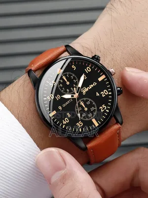 Photo - Watch With A Black Beaded Bracelet Featuring A Dumbbell