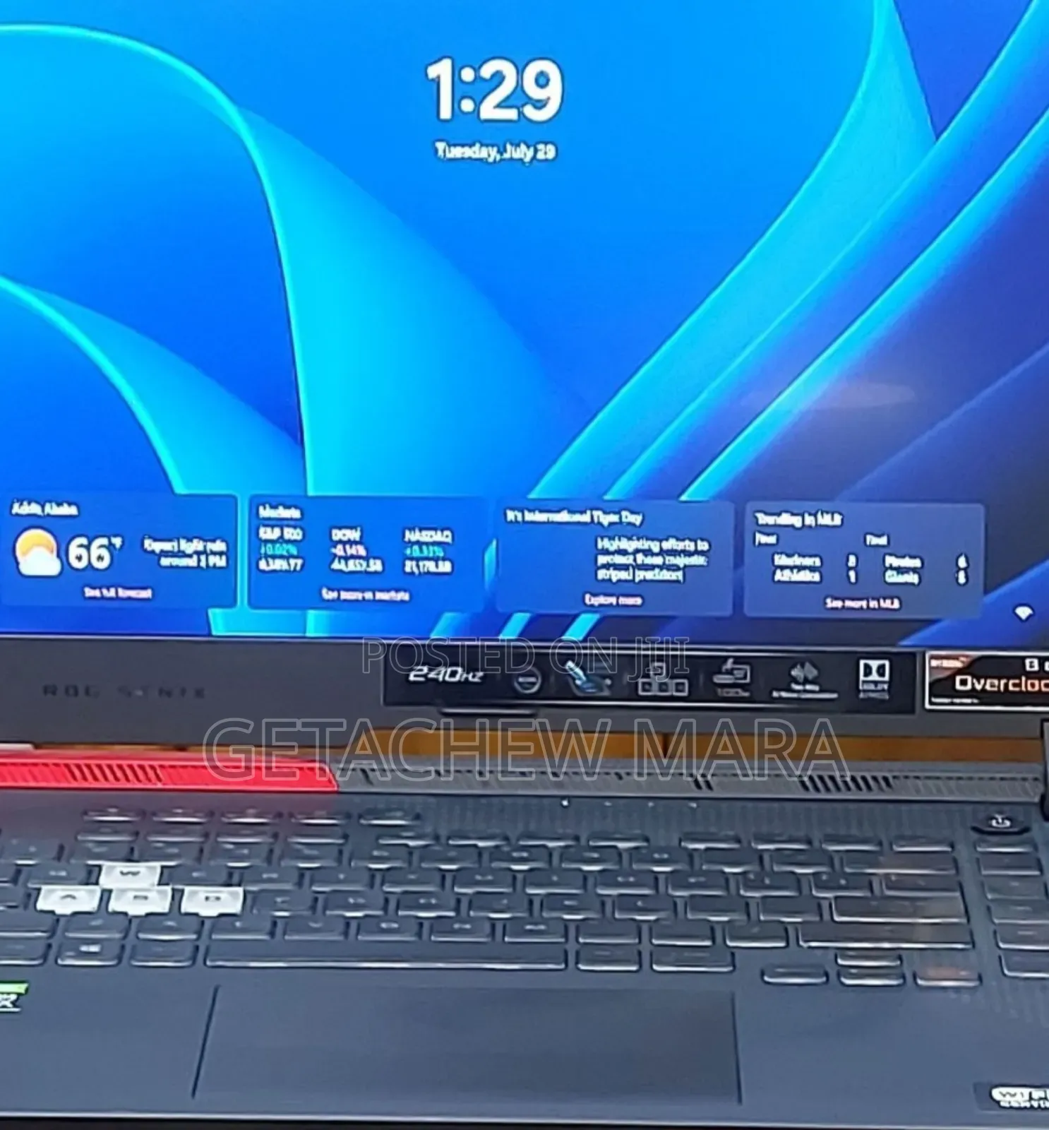 New Laptop Asus ROG Strix G15 16GB Intel Core I9 SSD 1T