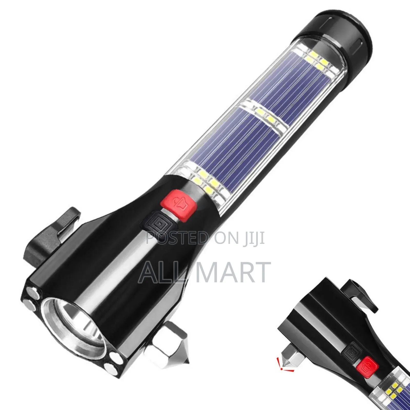 Rechargeable and Solar Led Flashlight