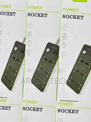 Power 2. Usb Ports With 6 Power Socket