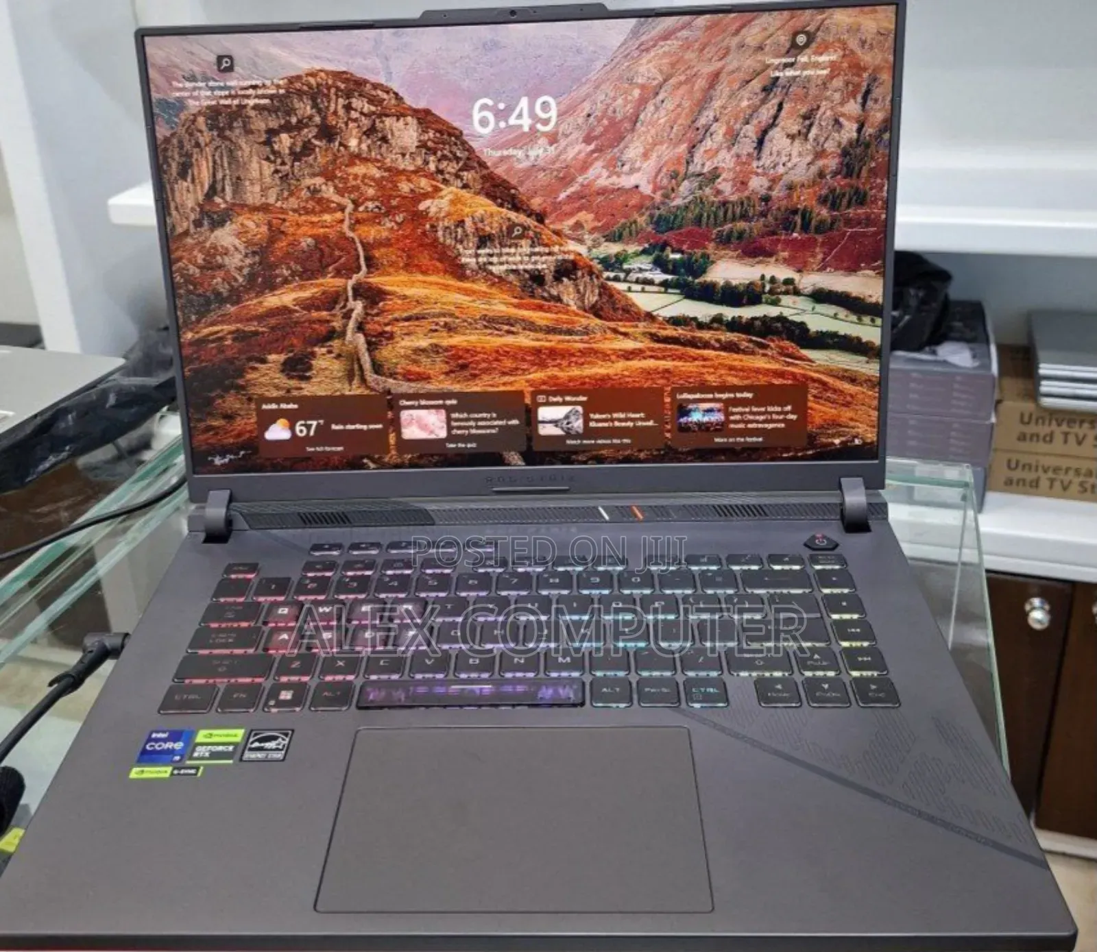 New Laptop Asus ROG Strix G16 G614 32GB Intel Core I9 SSD 1T