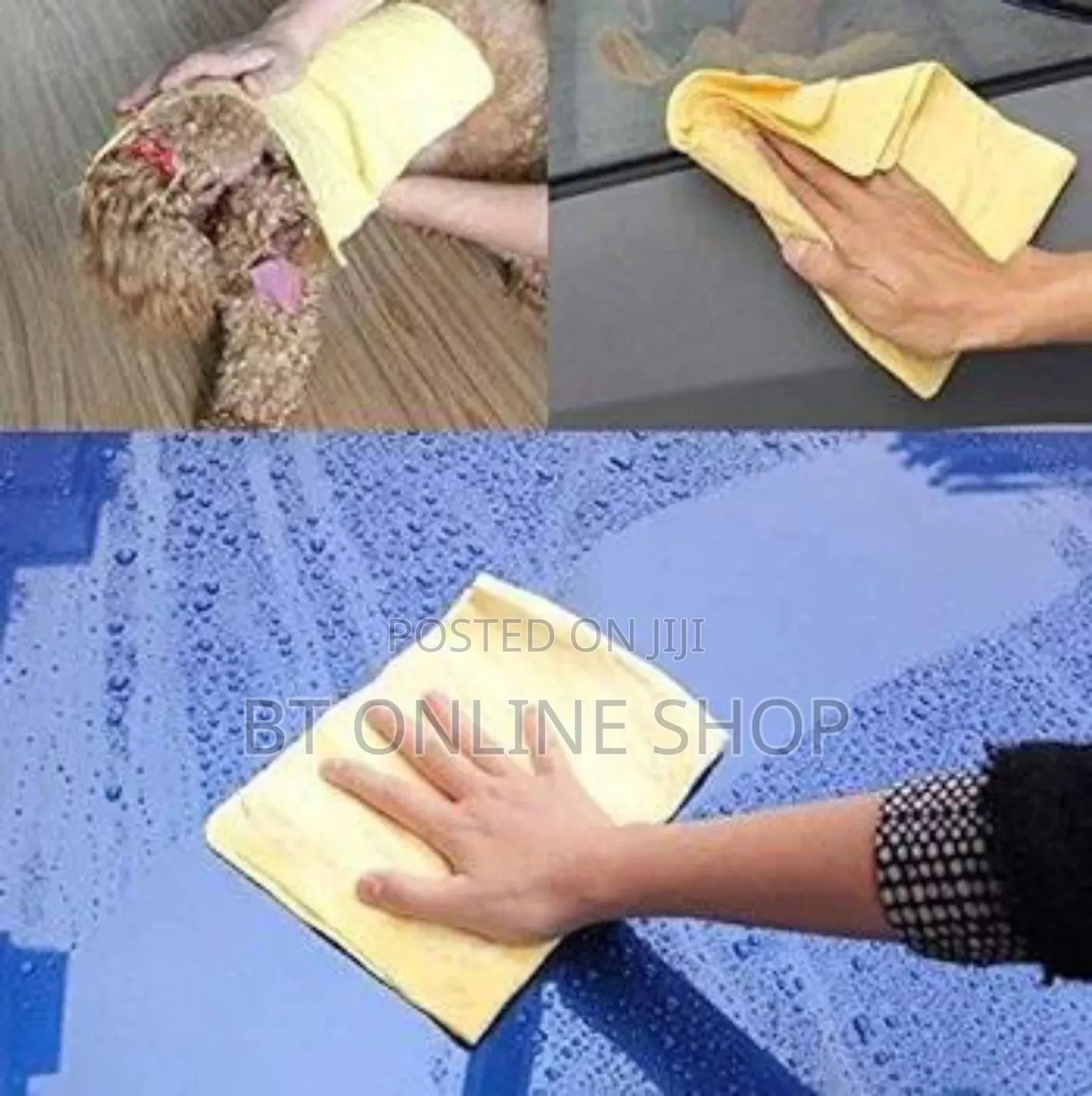 Chamois Leather Shammy Car Cleaning Washing Drying Cloth