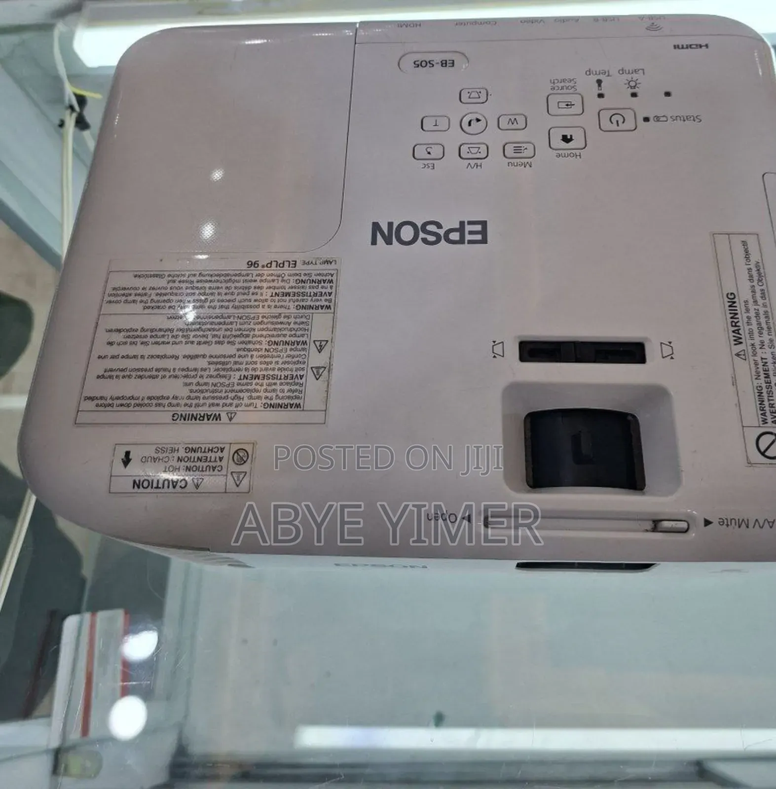 Epson Projector Model Name: Eb-S04 Hardware Interfa