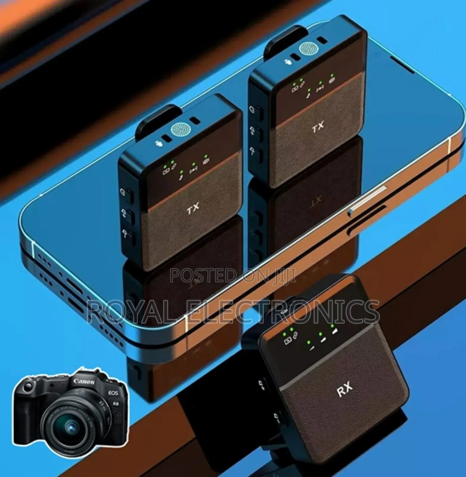 Dual Lapel Wireless Microphone for Type C 3.5 Interface 1:1