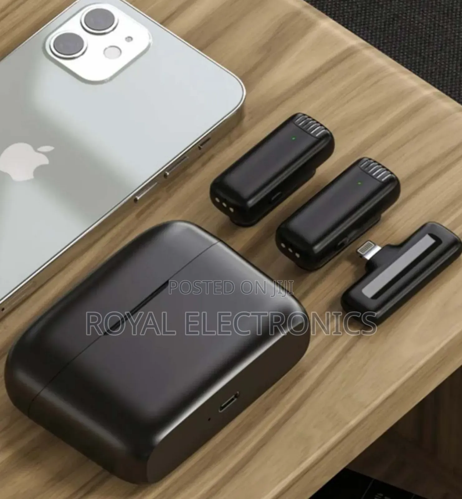 Wireless Lavalier Microphone With Charger Case Portable