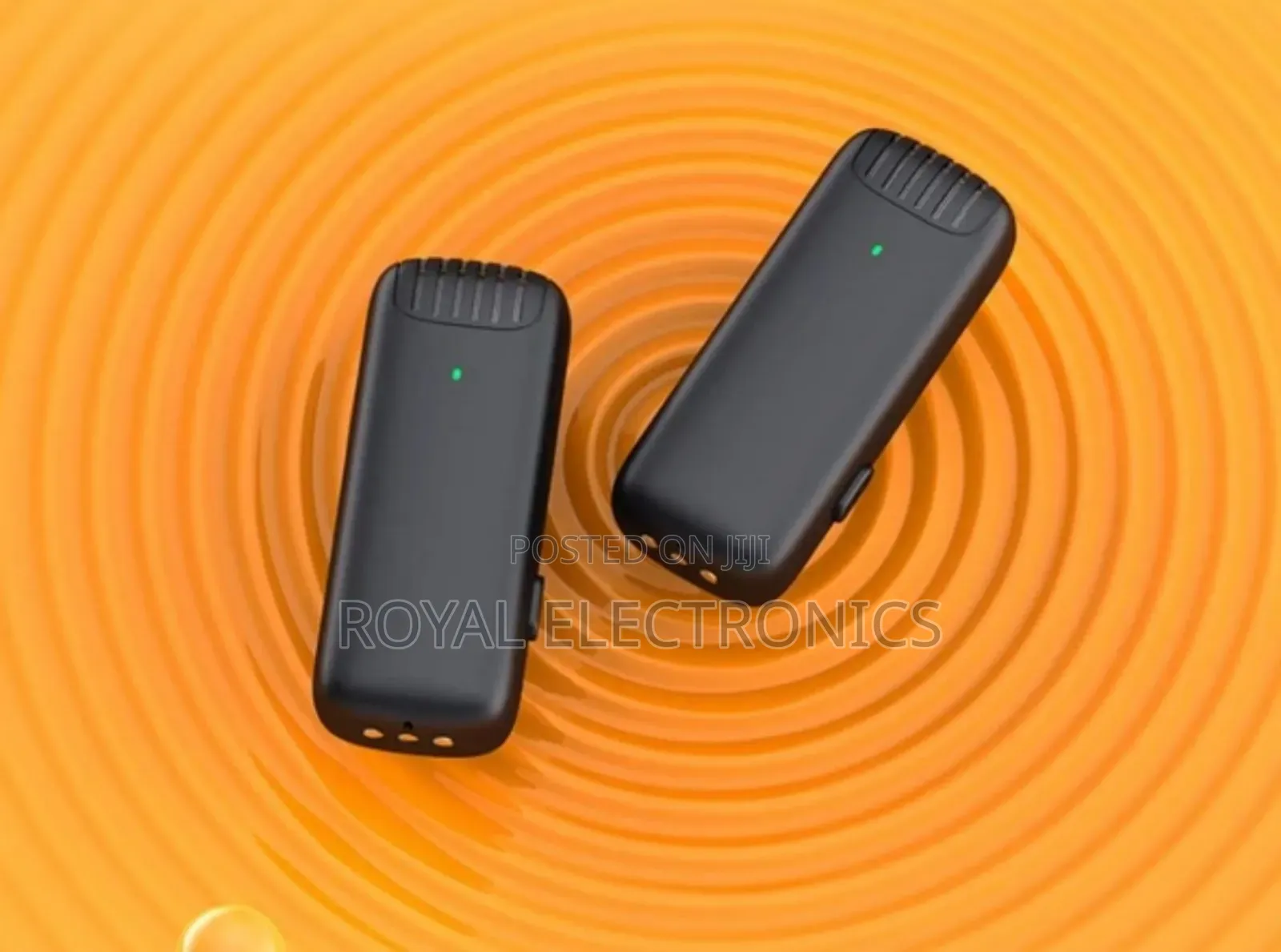 Wireless Lavalier Microphone With Charger Case Portable