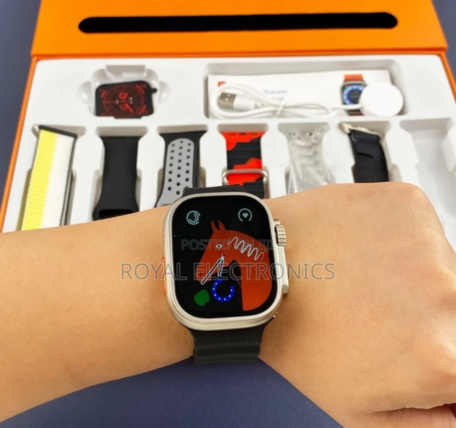 Original Ultra-a 7 in 1 (2 Inch) 7 መቀያየሪያ ያለው Smart Watch