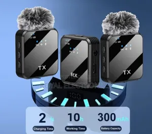 Photo - Dual Mini Wireless Microphone 2 Mic Tx 1 Receiver Rx