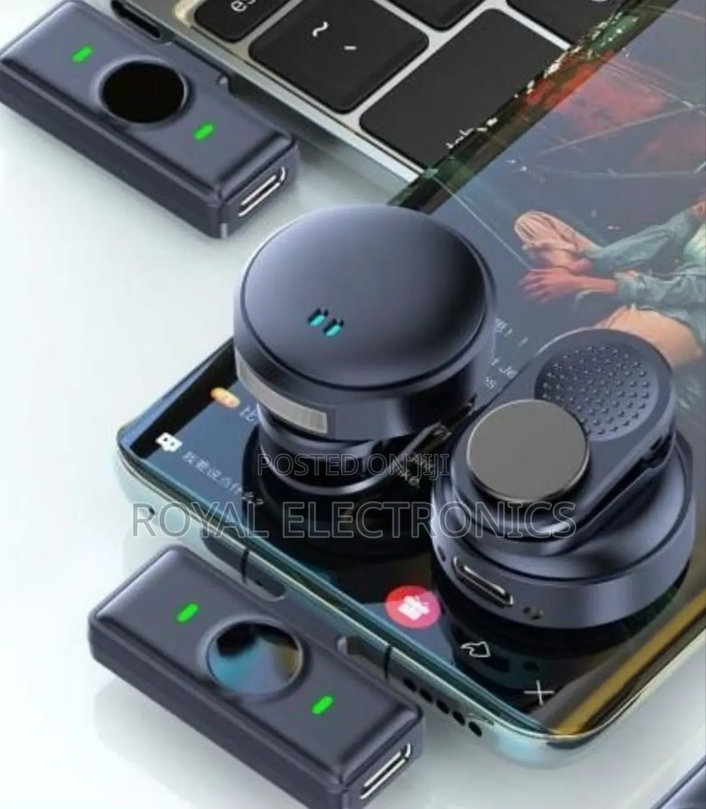 Wireless Lavalier የሆነ ባለ 2 Radio ማይክራፎን