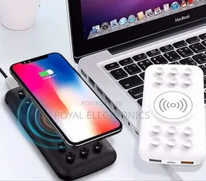 Power Bank With 4 Built-in Cables and Wireless 20000mah