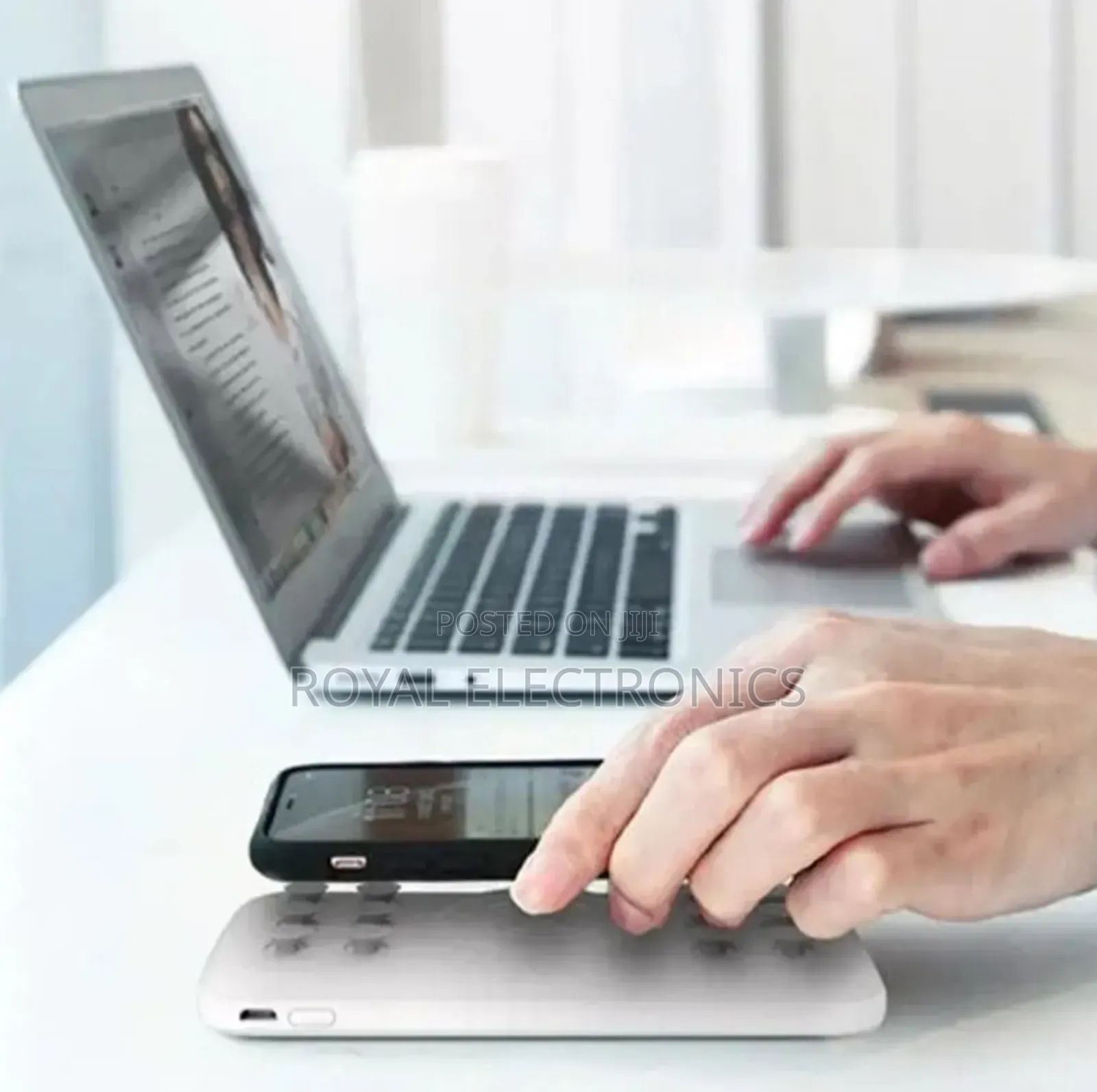 Power Bank With 4 Built-in Cables and Wireless 20000mah