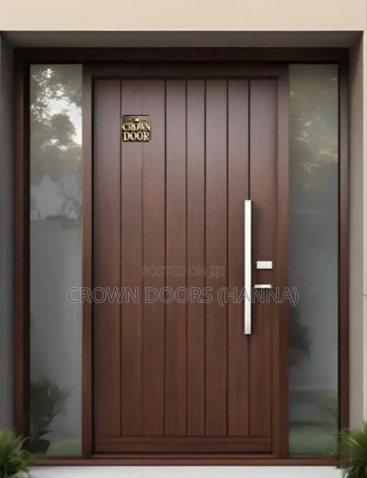 Crown Premium Door Made Of Lime Stone,Wood Fiber Conposite