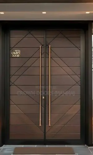 Crown Premium Door Made Of Lime Stone,Wood Fiber Conposite