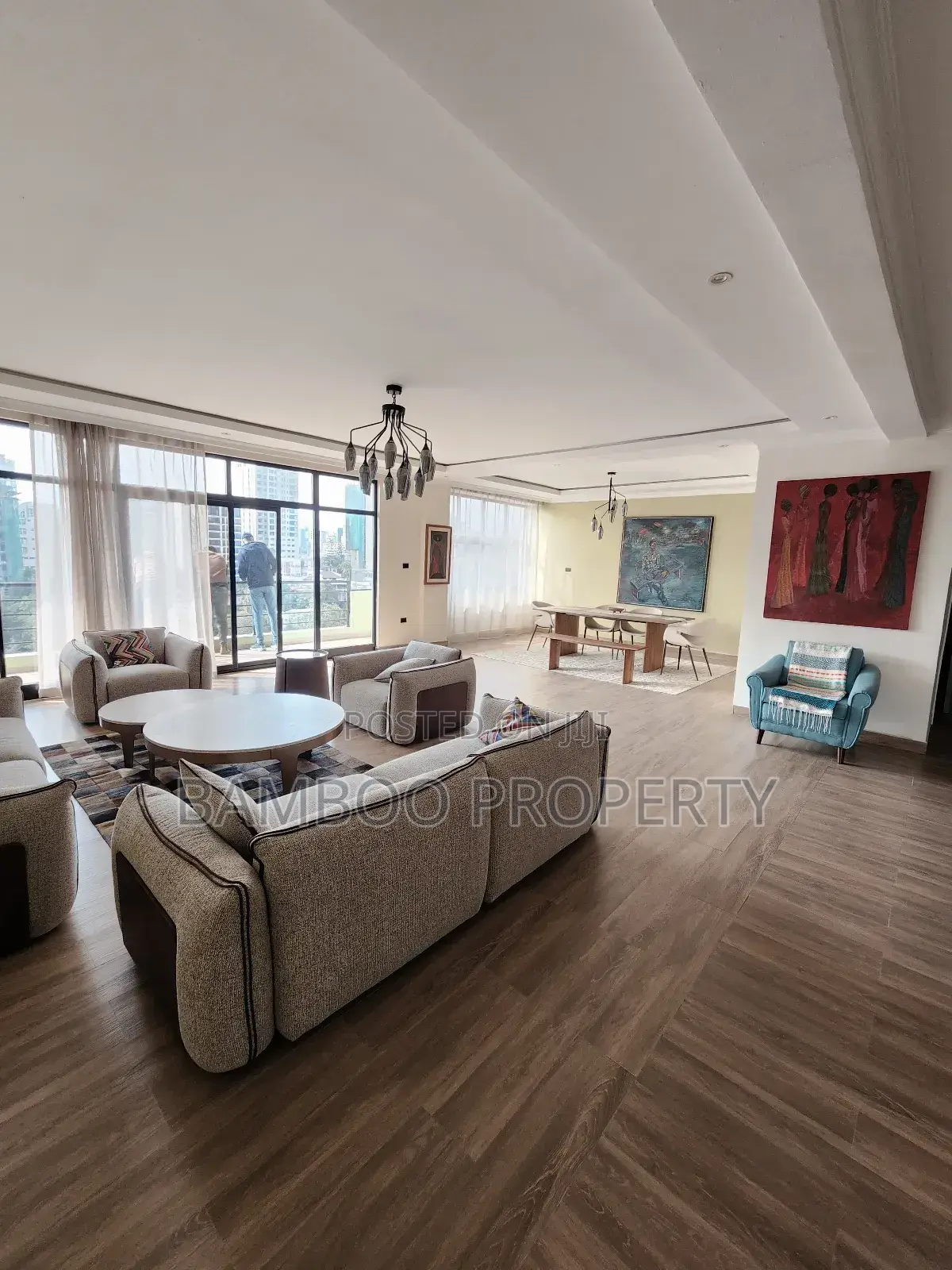 Furnished 3bdrm Apartment in Bole for rent