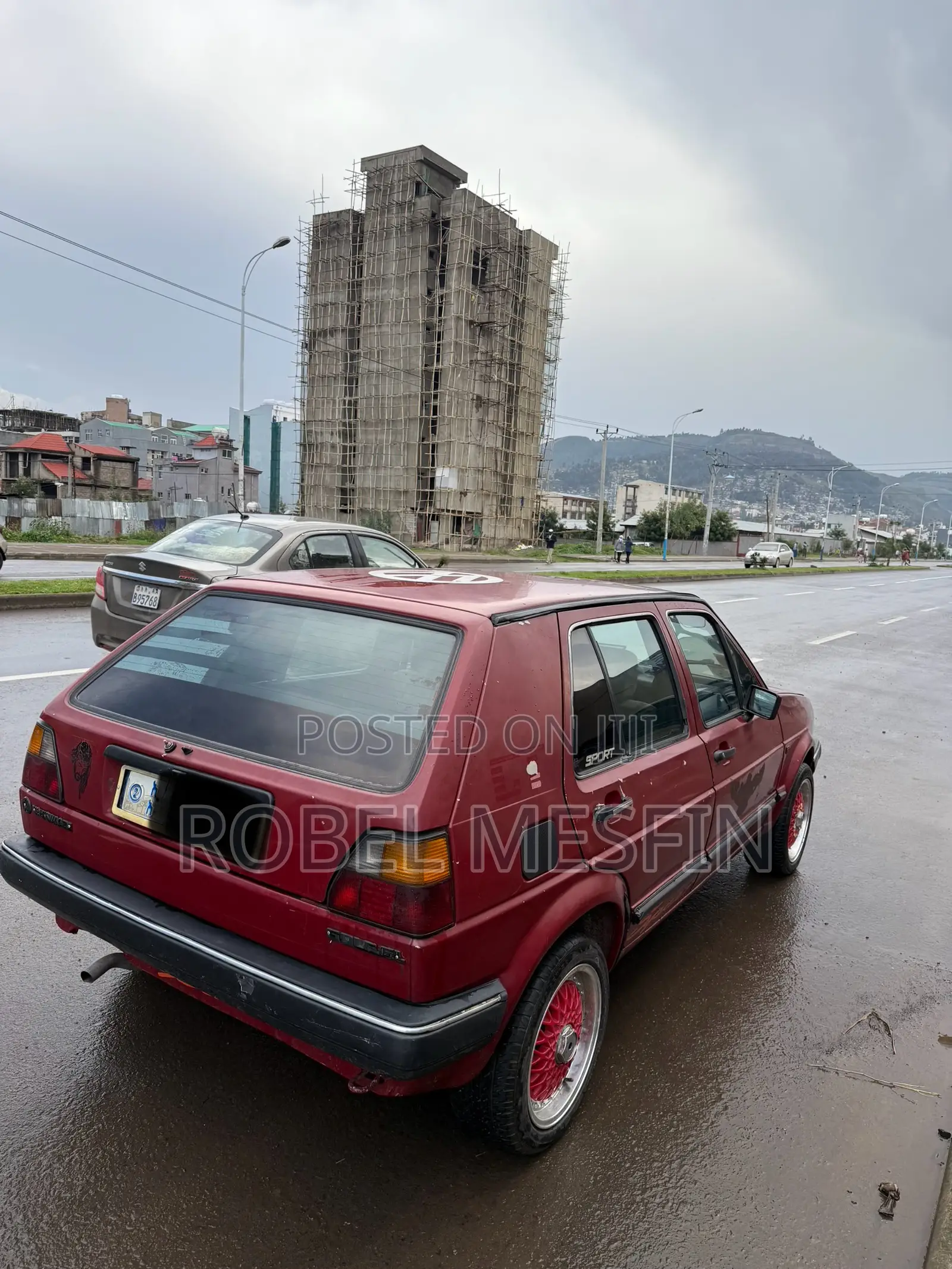 Volkswagen Golf 1987 Red