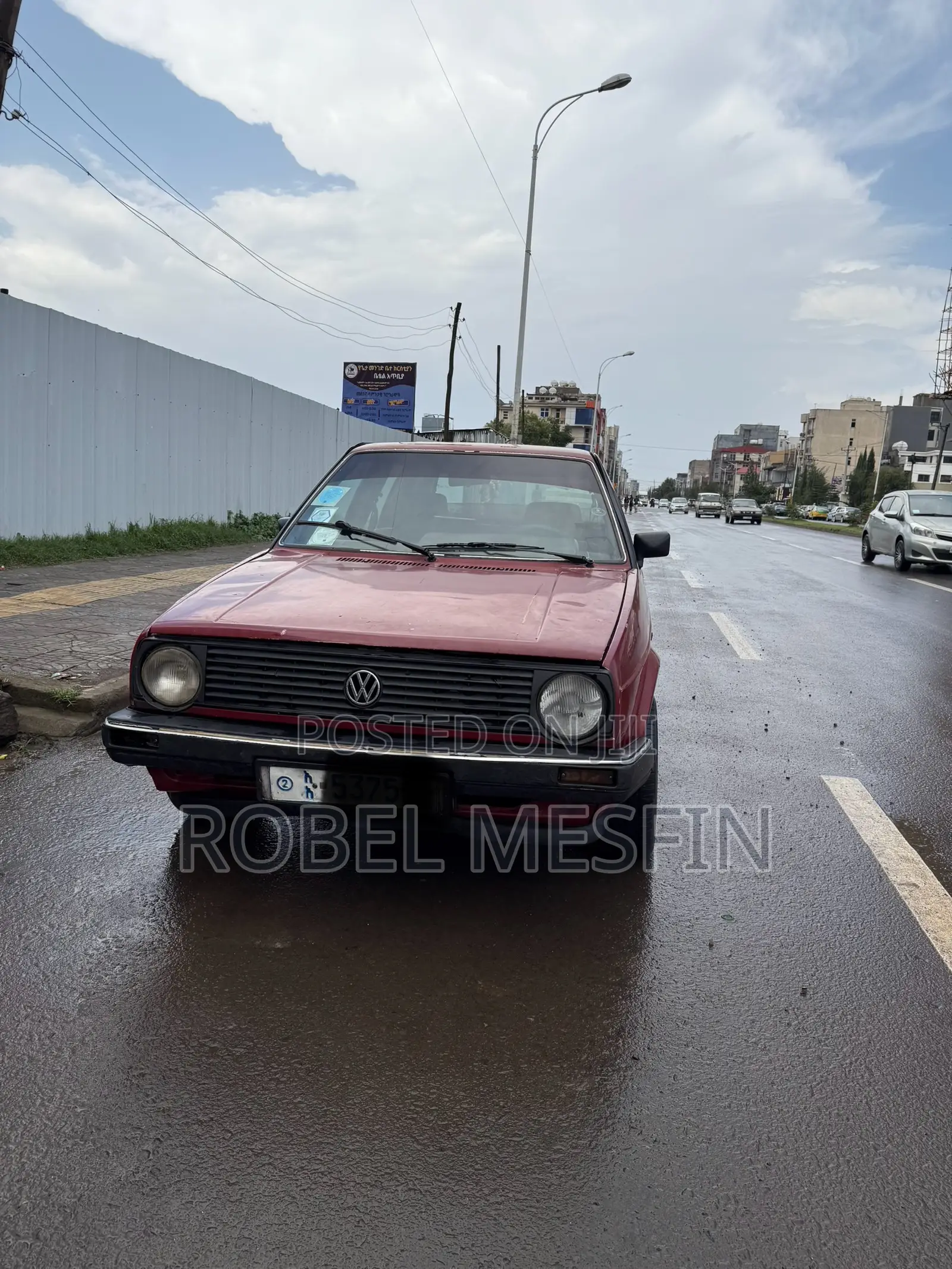 Volkswagen Golf 1987 Red
