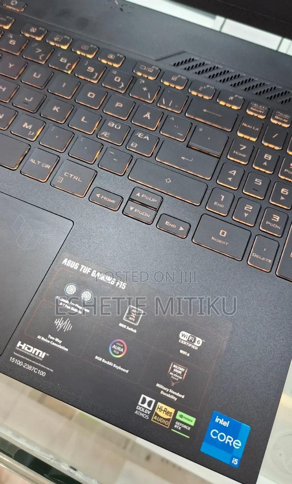 New Laptop Asus TUF Gaming A15 16GB Intel Core I5 SSD 512GB