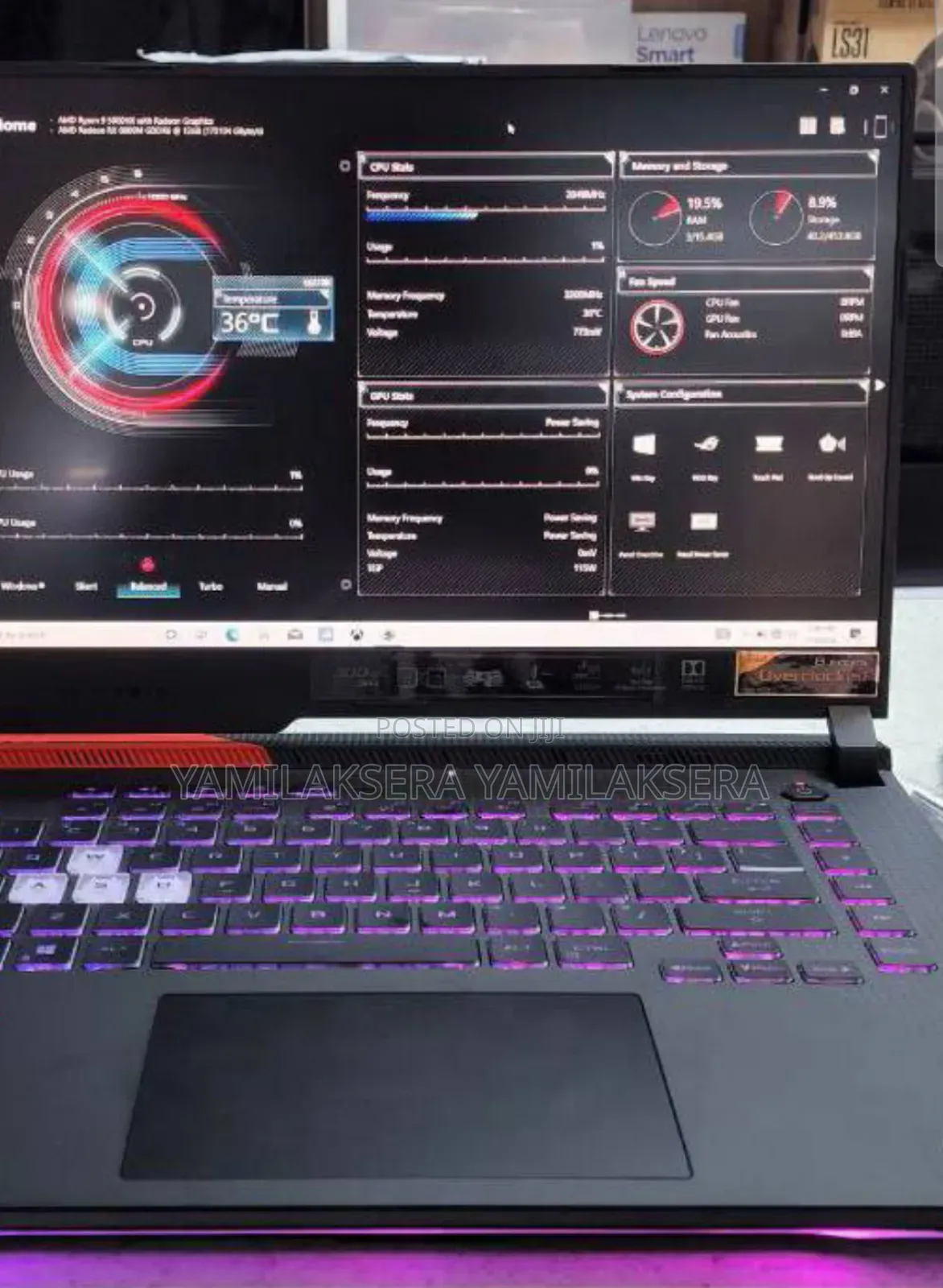 New Laptop Asus ROG Strix G15 16GB Intel Core I7 SSD 512GB