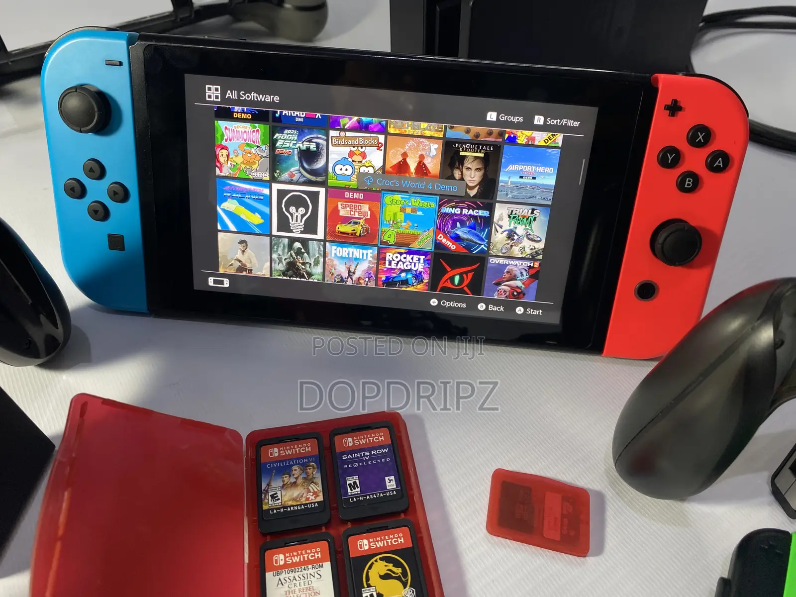 Nintendo Switch 1 | Full Accessory | >100 Games