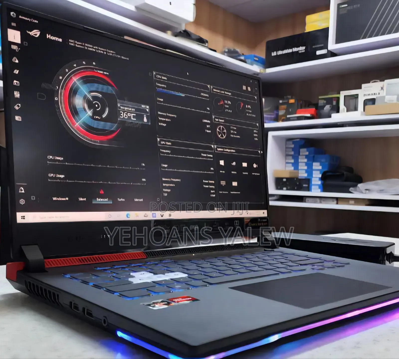 New Laptop Asus ROG Strix G15 16GB AMD Ryzen 9 SSD 512GB