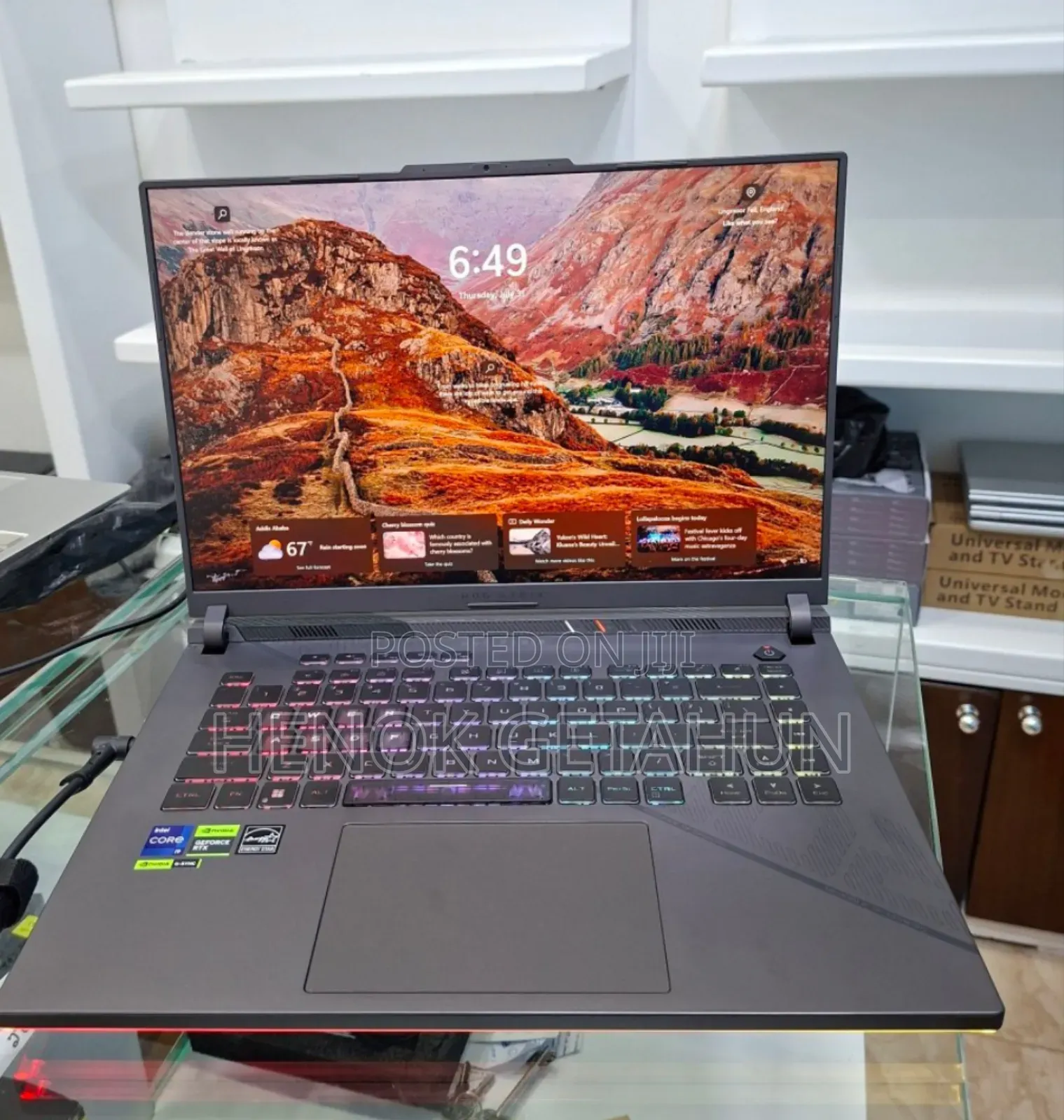 New Laptop Asus ROG Strix G15 32GB Intel Core I9 SSD 1T