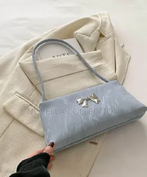Photo - Light Blue Color Hand Bag (Available on Hand)