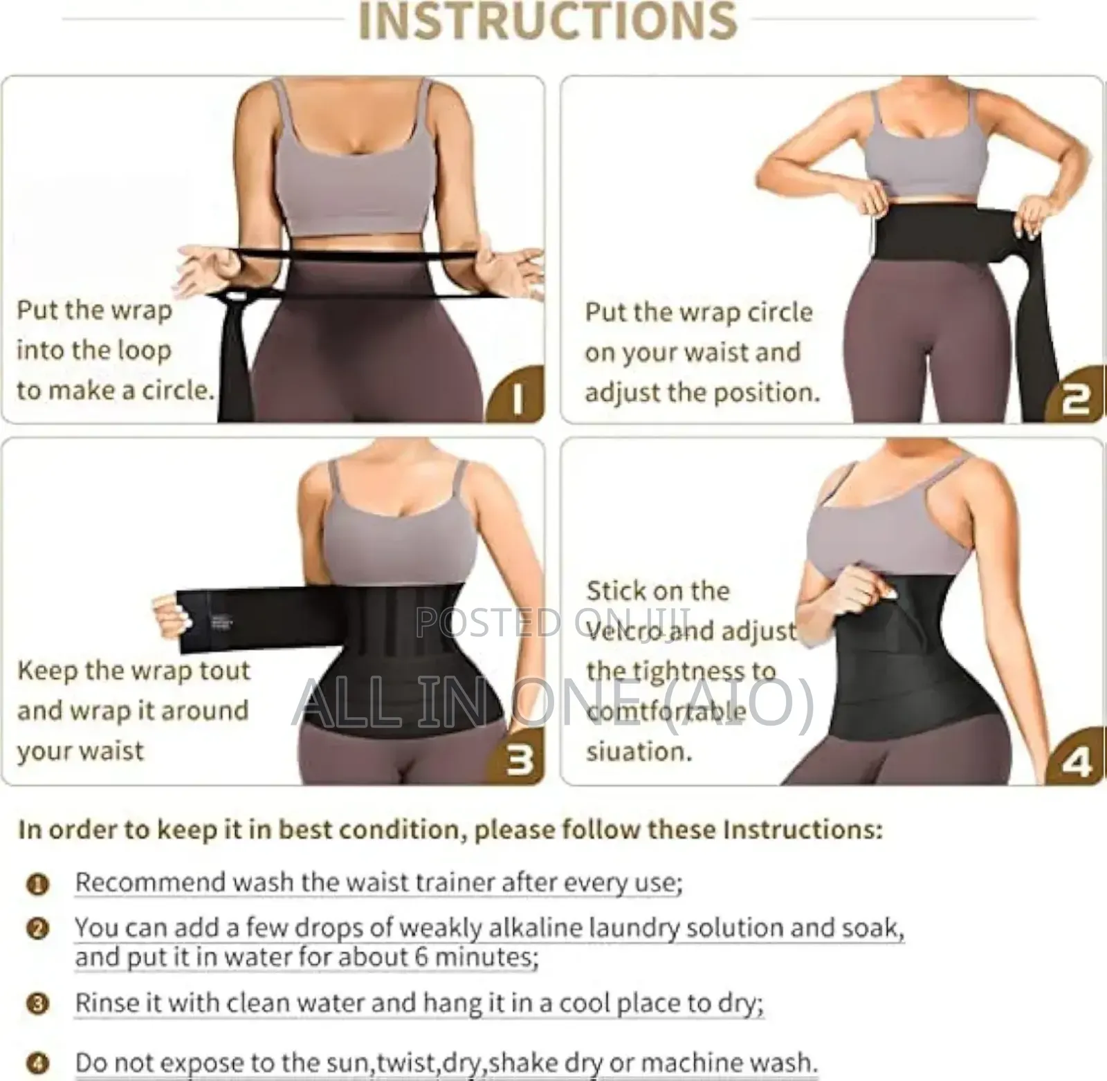 Tummy Wrap Belt
