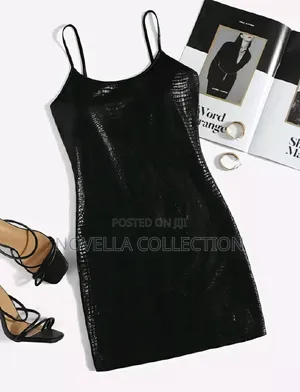 Photo - Black Color Women's Dress (Available on Hand)