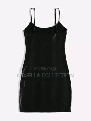 Black Color Women's Dress (Available on Hand)