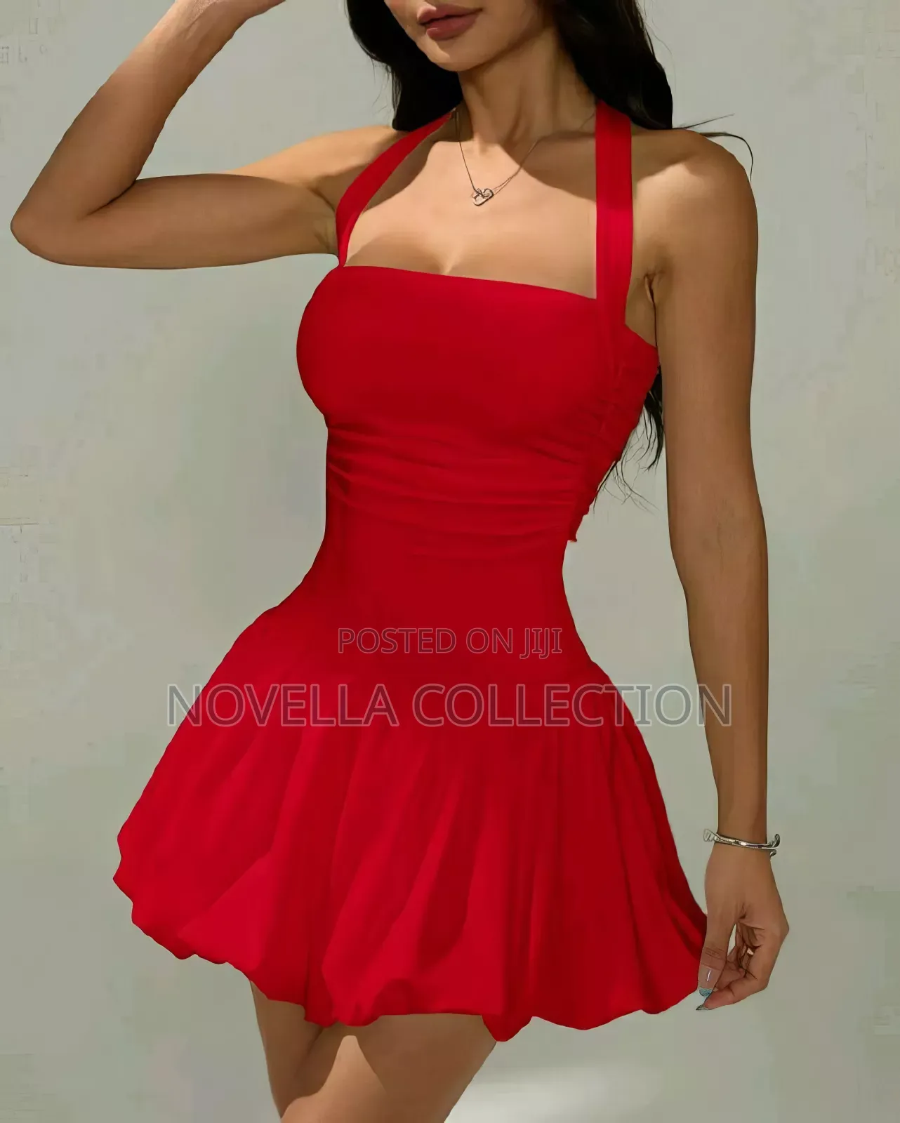 Red Color Women's Dress (Available on Hand)