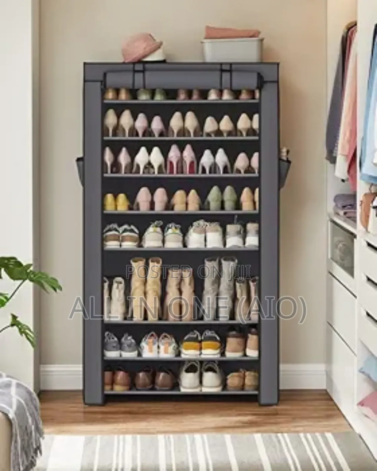 9 Layer Shoes Rack የጫማ ማስቀመጫ