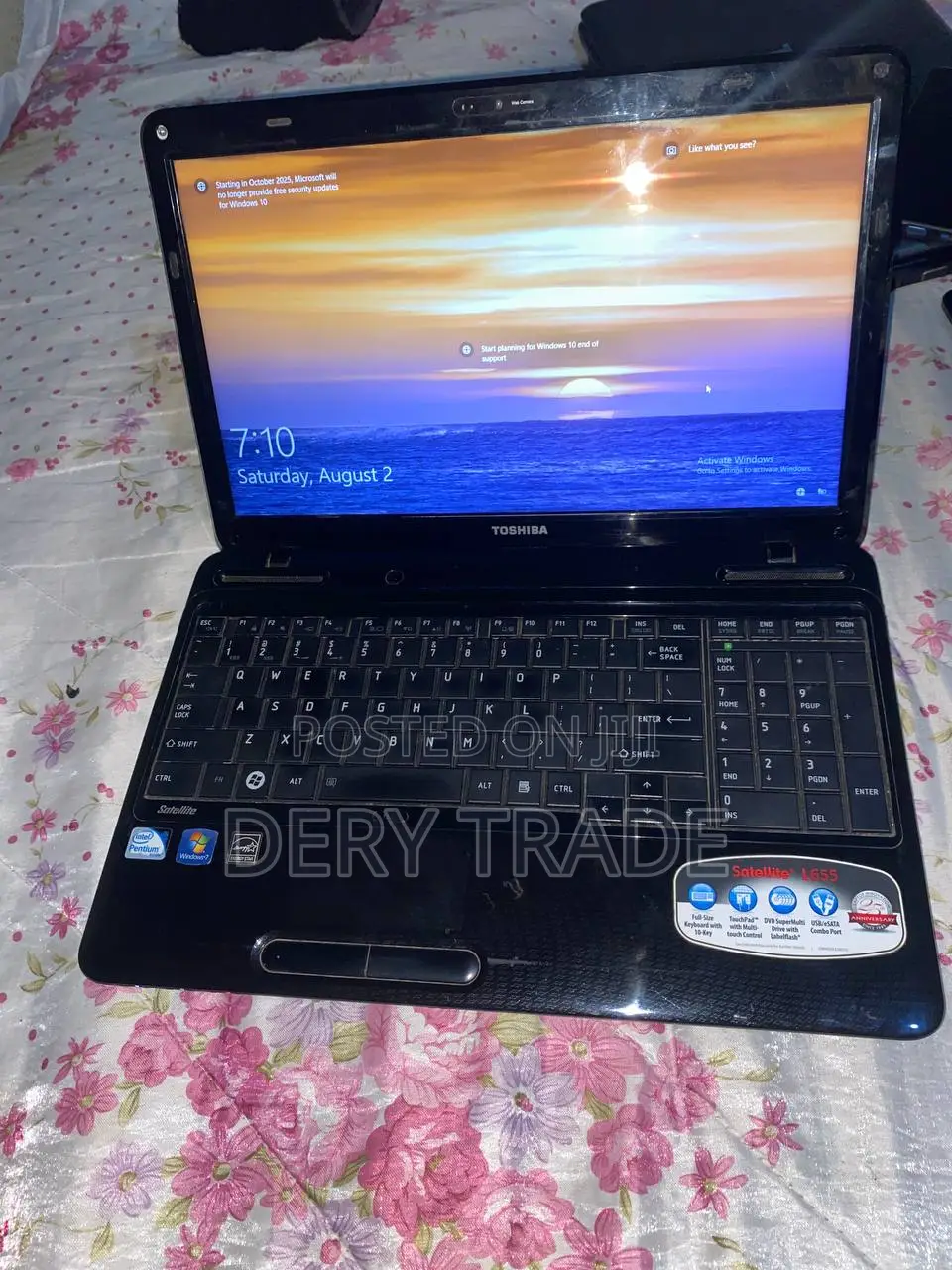 Laptop Toshiba 4GB Intel Core i3 HDD 320GB