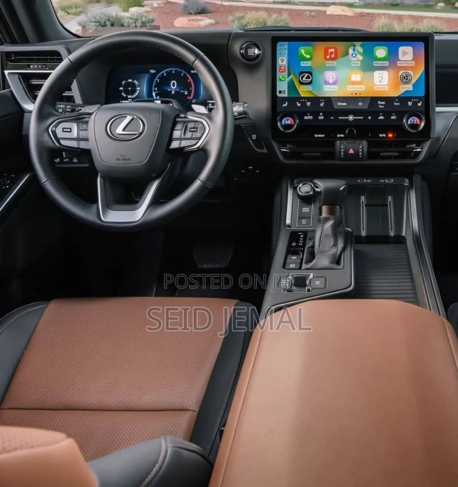 New Lexus GX 550h Hybrid AWD 2024 Off white