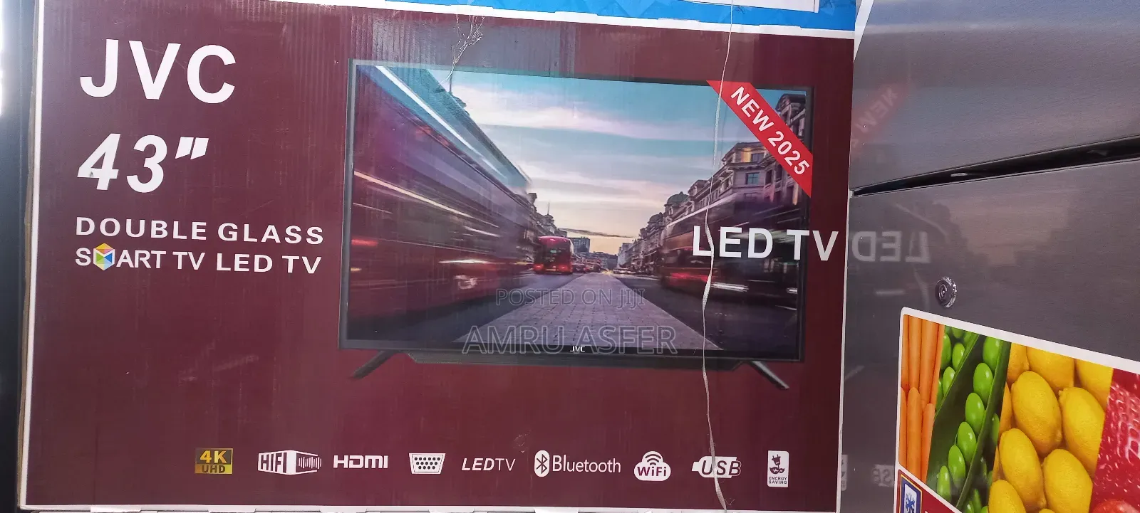 JVC Tv 43 Double Glass