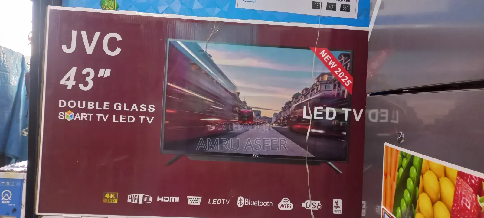 JVC Tv 43 Double Glass