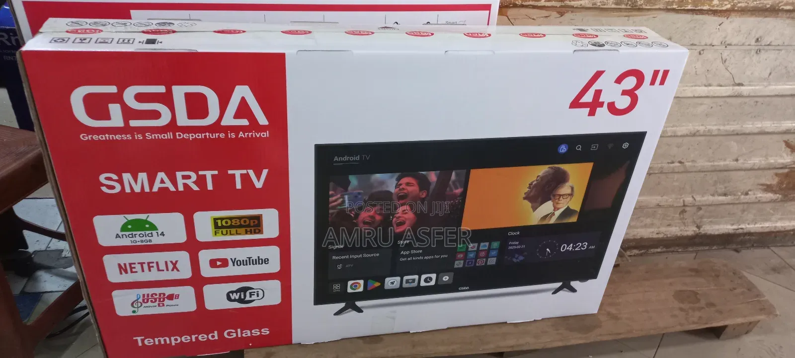 Gsda Tv 43 Duoble Glass