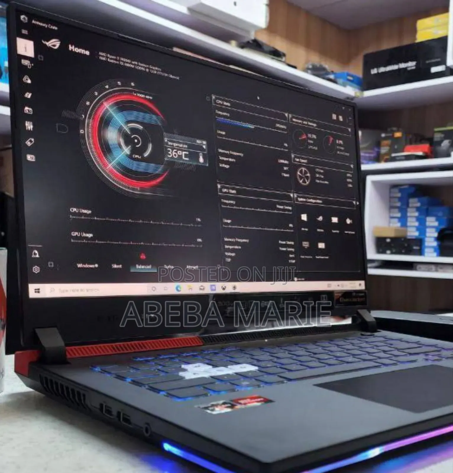 New Laptop Asus ROG Strix G15 16GB AMD Ryzen 9 SSD 1T